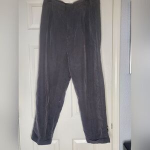 Perry Ellis Portfolio 36"×32 FullLength Gray Pockets BottomCuffed Man DressPants